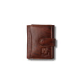 Brown Genuine Leather Wallet with Card Slots and Coin Pocket